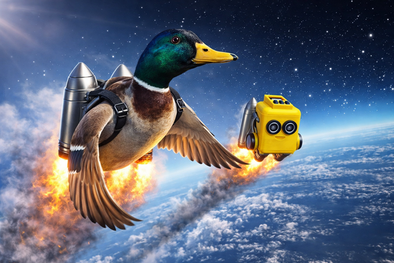 Rocket Duck Helps Tinkimo Find Its Wings